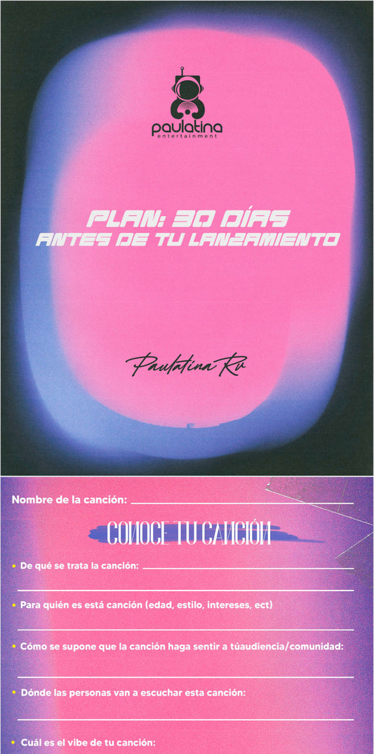 Plan Digital: 30 Días Antes de tu Lanzamiento Musical